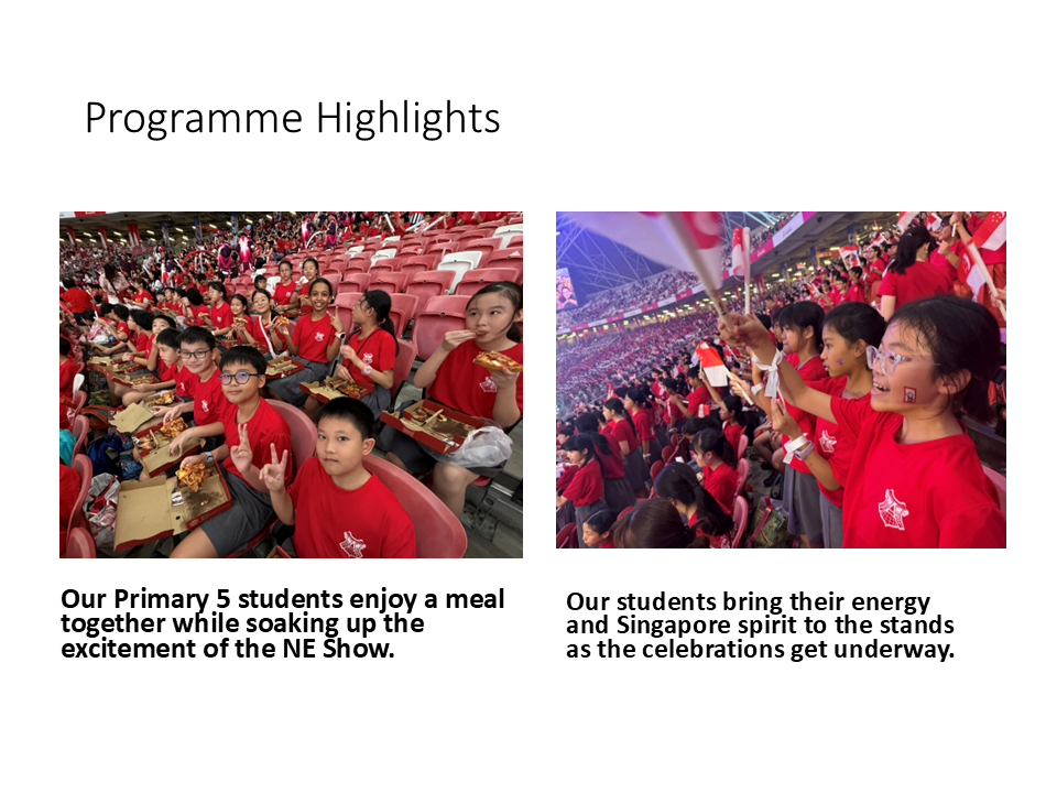P5 NE Show Programme Highlights